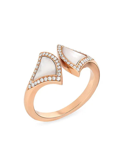 [OLIVIA]DREAM MOP DIAMOND OPEN RING