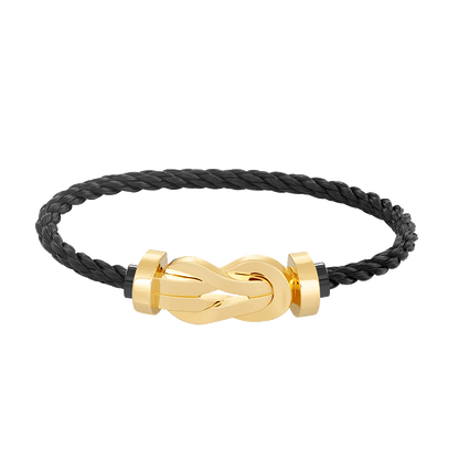 [Olivia Jewelry]CHANCE LARGE 8 FIGURE BUCKLE NO DIAMOND BRACELET GOLD