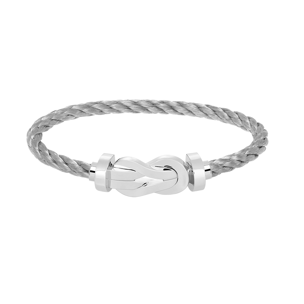 [Olivia Jewelry]CHANCE LARGE 8 FIGURE BUCKLE NO DIAMOND BRACELET SILVER