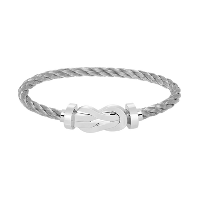 [Olivia Jewelry]CHANCE LARGE 8 FIGURE BUCKLE NO DIAMOND BRACELET SILVER