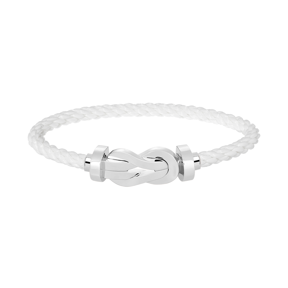 [Olivia Jewelry]CHANCE LARGE 8 FIGURE BUCKLE NO DIAMOND BRACELET SILVER