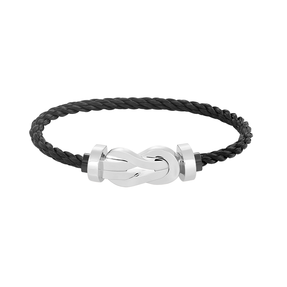 [Olivia Jewelry]CHANCE LARGE 8 FIGURE BUCKLE NO DIAMOND BRACELET SILVER