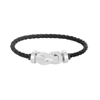 [Olivia Jewelry]CHANCE LARGE 8 FIGURE BUCKLE NO DIAMOND BRACELET SILVER