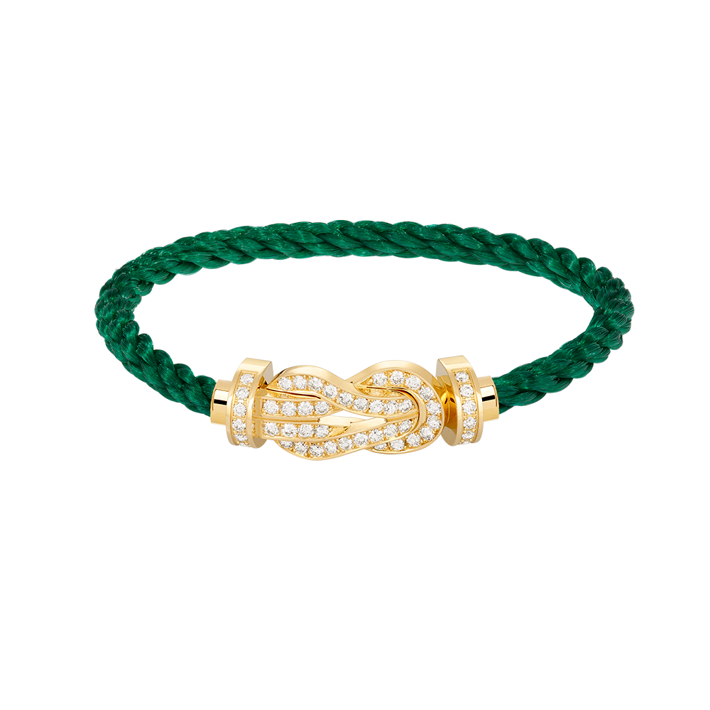 [Olivia Jewelry]CHANCE LARGE 8 FIGURE BUCKLE FULLDIAMOND BRACELET GOLD