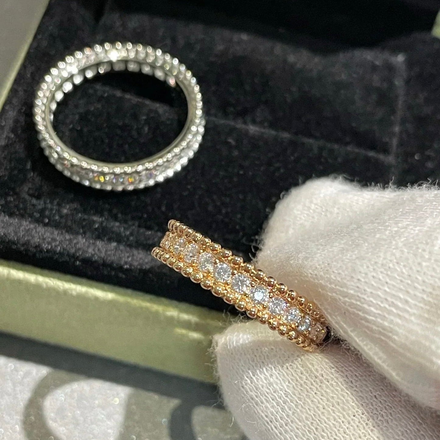 [Olivia Jewelry]PERLEE DIAMOND SILVER RING