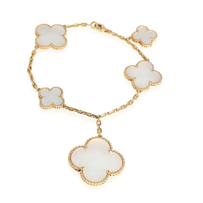[Olivia Jewelry]MAGIC CLOVER MOP GOLD BRACELET 5 MOTIFS