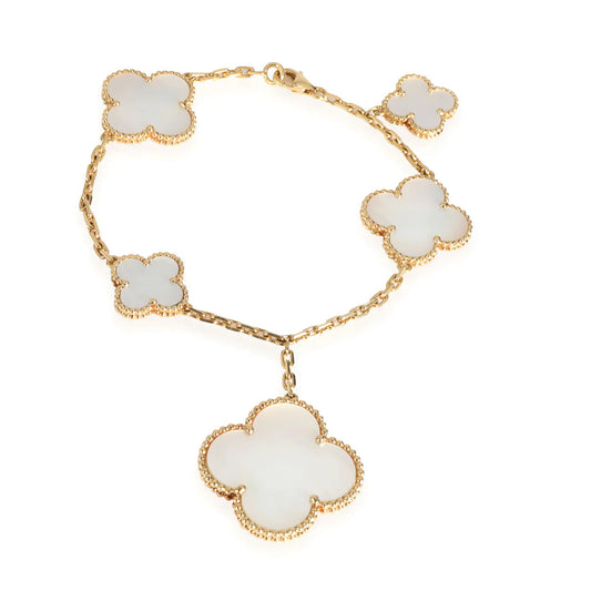 [Olivia Jewelry]MAGIC CLOVER MOP GOLD BRACELET 5 MOTIFS