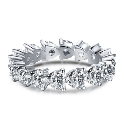 [Olivia Jewelry]0.25 Carat Radiant Romance Heart Cut Lover Ring