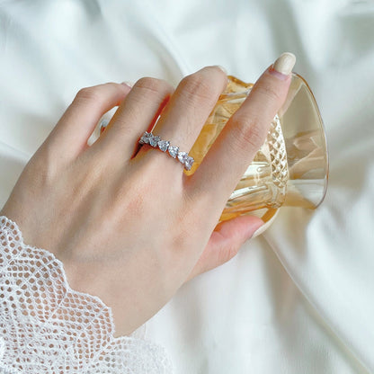 [Olivia Jewelry]0.25 Carat Radiant Romance Heart Cut Lover Ring