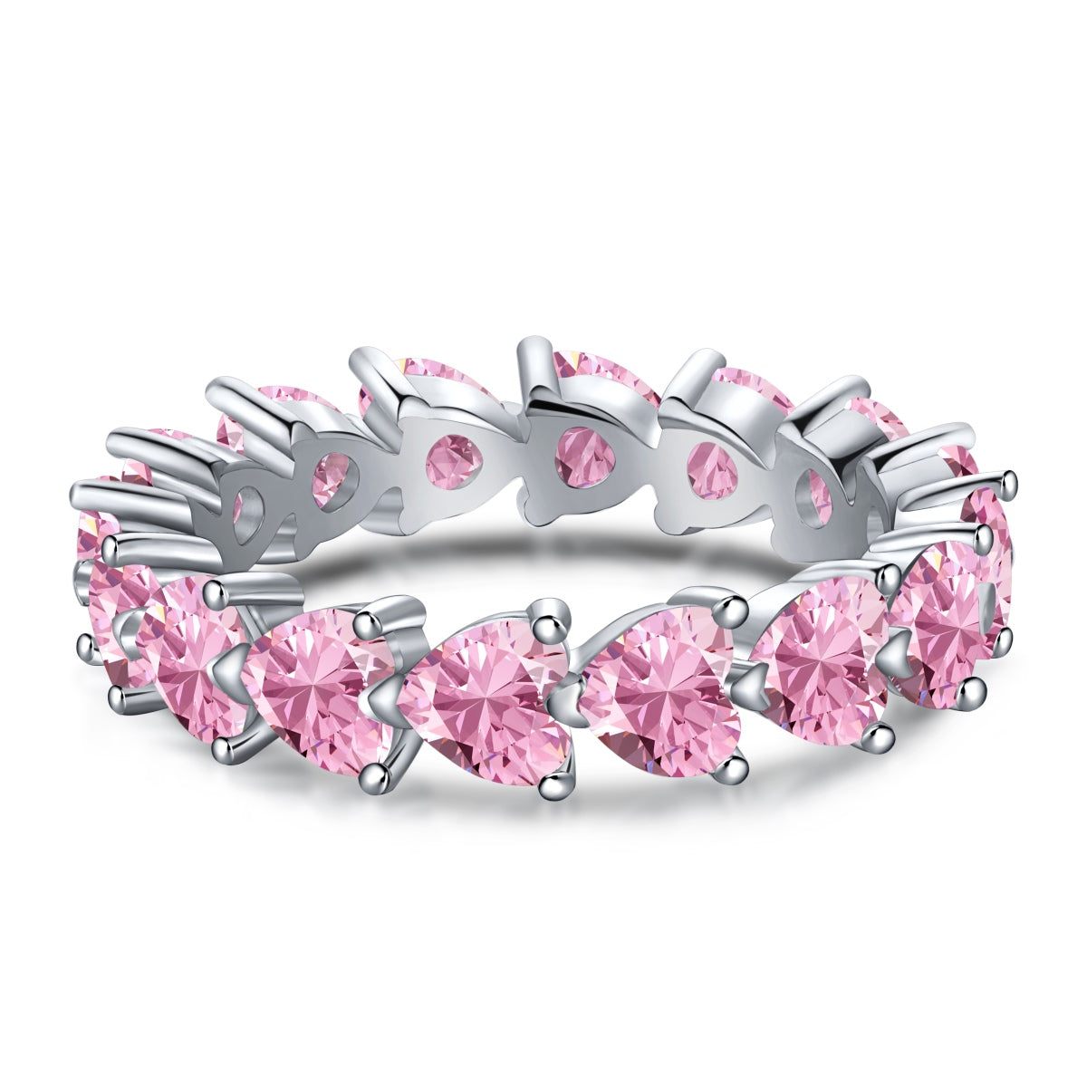 [Olivia Jewelry]0.25 Carat Radiant Romance Heart Cut Lover Ring