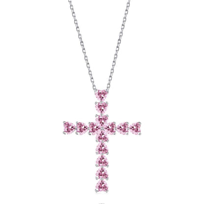 [Elitejewels]輝くクロスシェイプネックレス