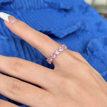 [Olivia Jewelry]0.25 Carat Radiant Romance Heart Cut Lover Ring