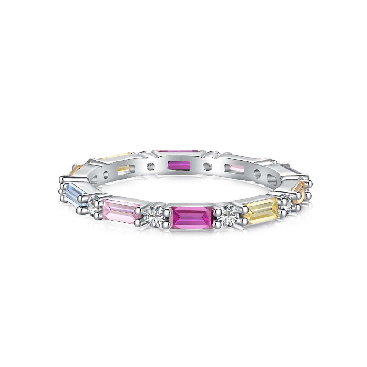 [Olivia Jewelry]Lively In Shades Elegant Radiant Cut Daily Ring