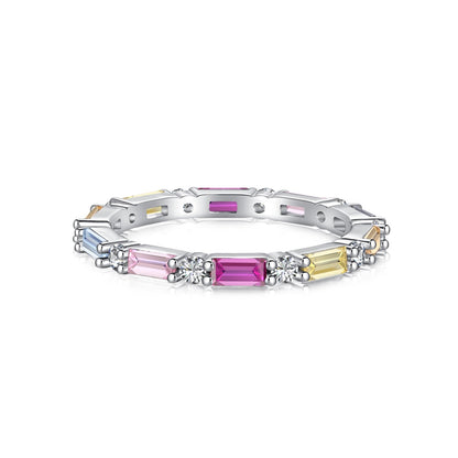 [Olivia Jewelry]Lively In Shades Elegant Radiant Cut Daily Ring