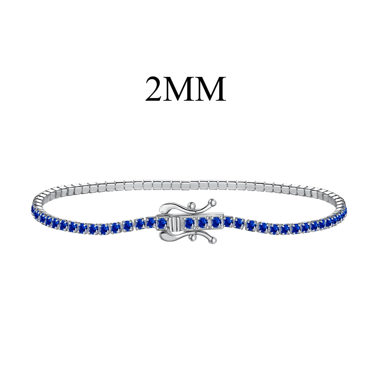 [Elitejewels]輝くカラフルなラウンドカットパーティーブレスレット