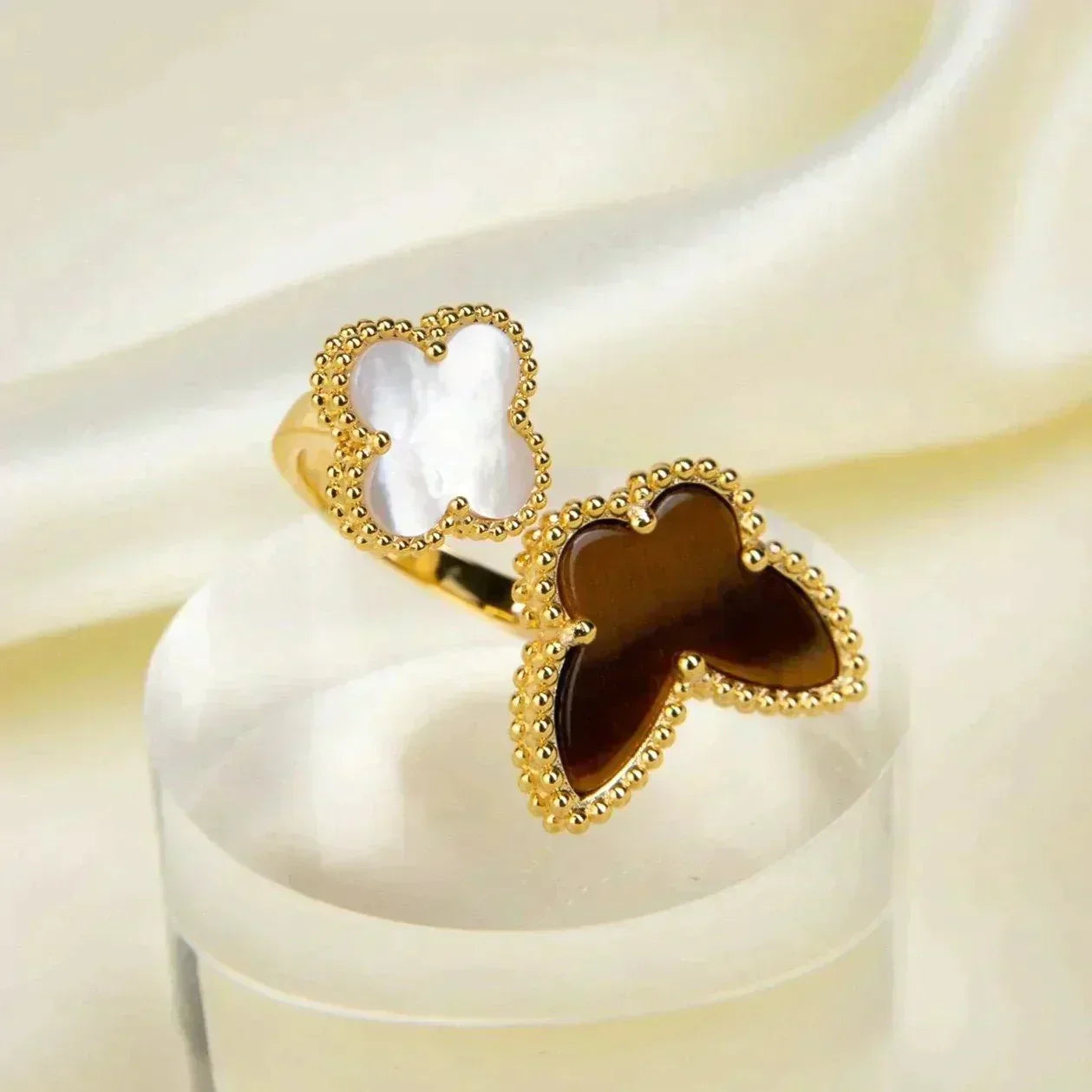 [Olivia Jewelry]LUCKY BETWEEN THE FINGER RING