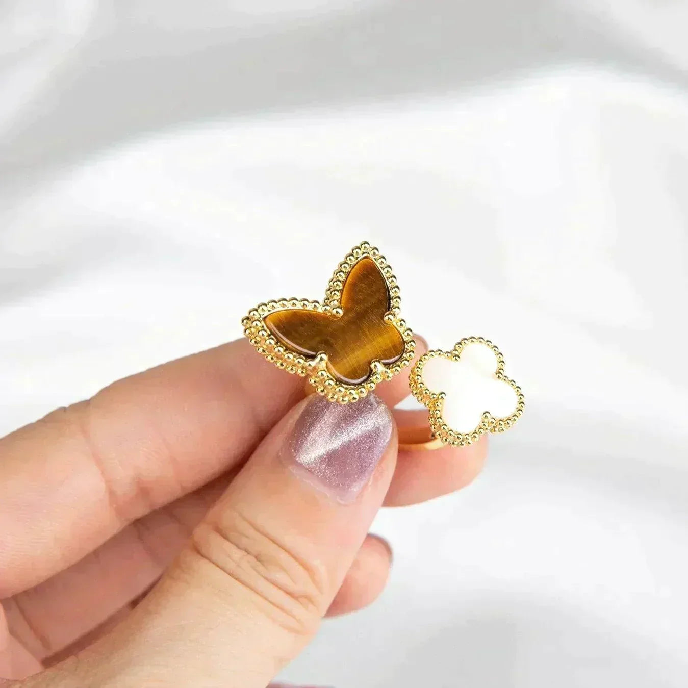 [Olivia Jewelry]LUCKY BETWEEN THE FINGER RING