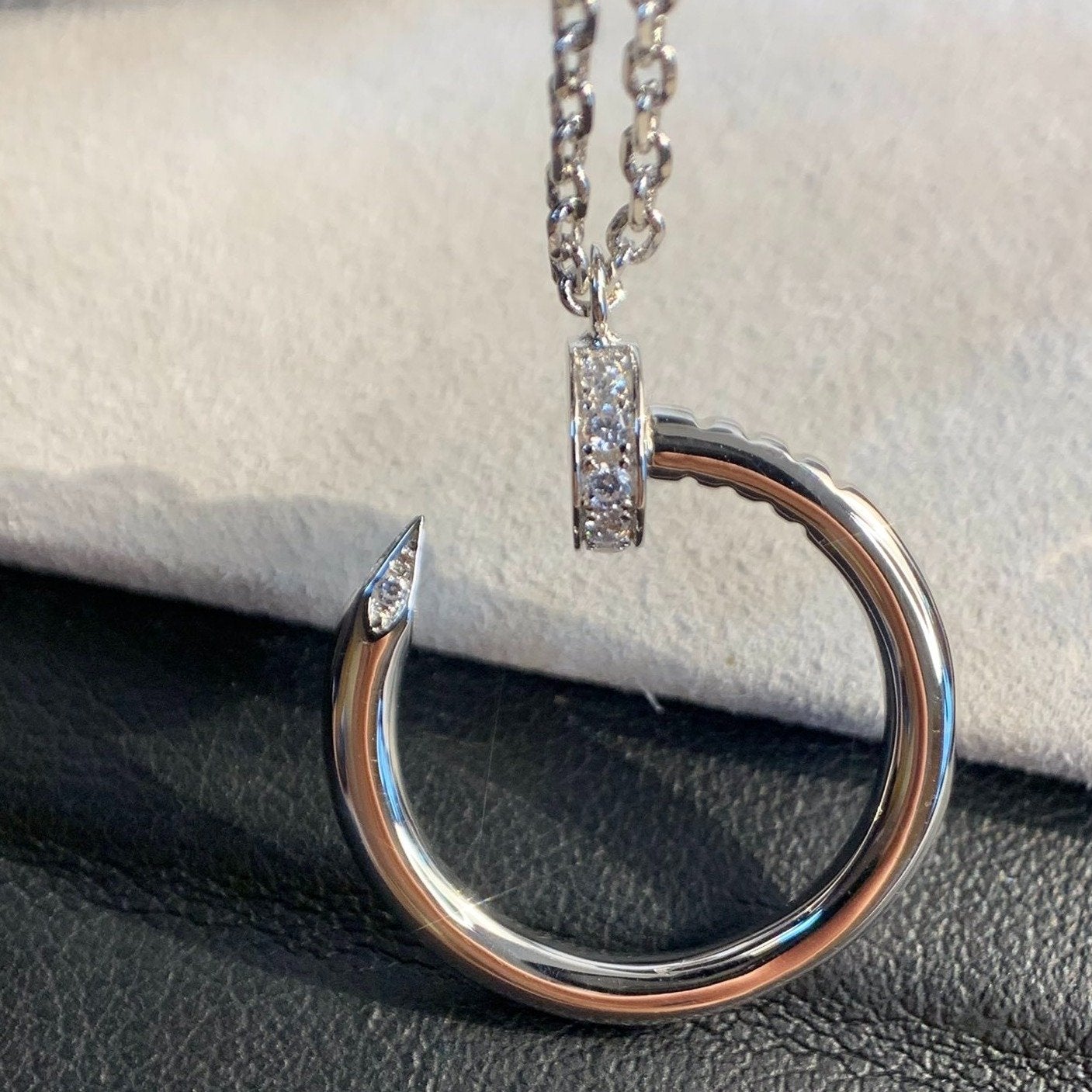 [Olivia Jewelry]JUSTE NECKLACE SILVER