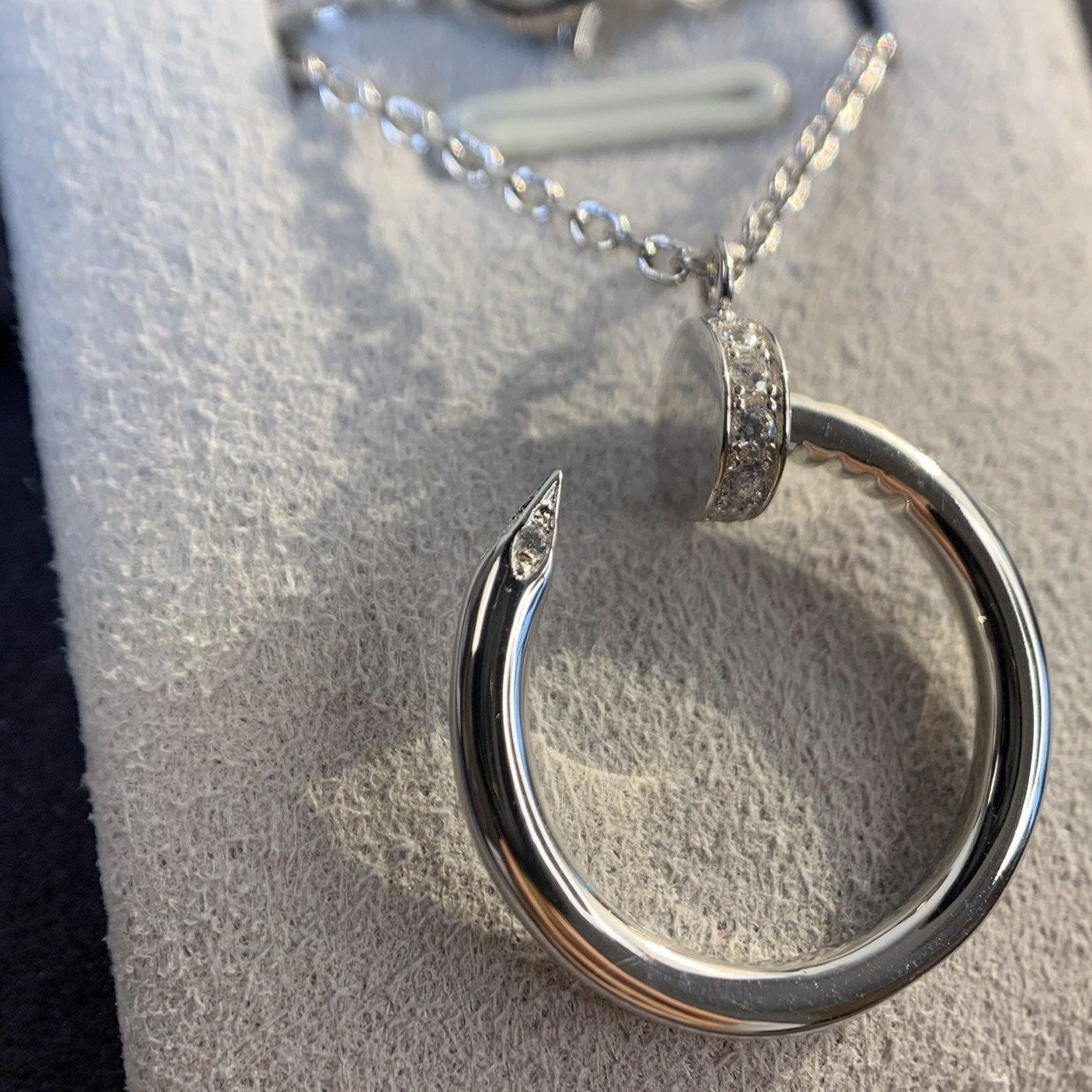 [Olivia Jewelry]JUSTE NECKLACE SILVER
