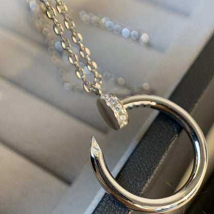 [Olivia Jewelry]JUSTE NECKLACE SILVER