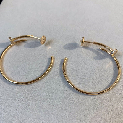 [Olivia Jewelry]JUSTE EARRINGS GOLD DIAMONDS 1.8MM