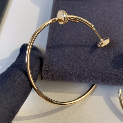 [Olivia Jewelry]JUSTE EARRINGS GOLD DIAMONDS 1.8MM