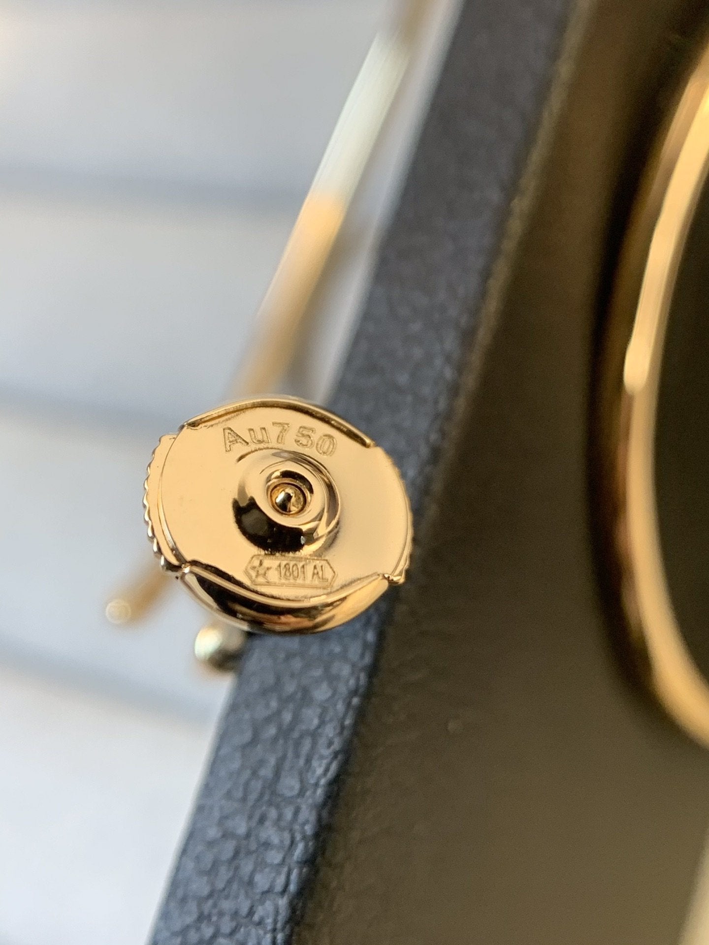 [Olivia Jewelry]JUSTE EARRINGS GOLD DIAMONDS 1.8MM