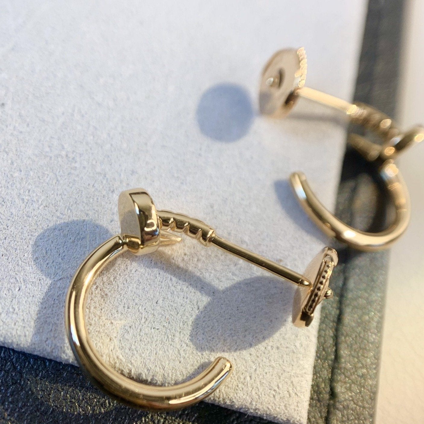 [Olivia Jewelry]JUSTE EARRINGS PINK GOLD