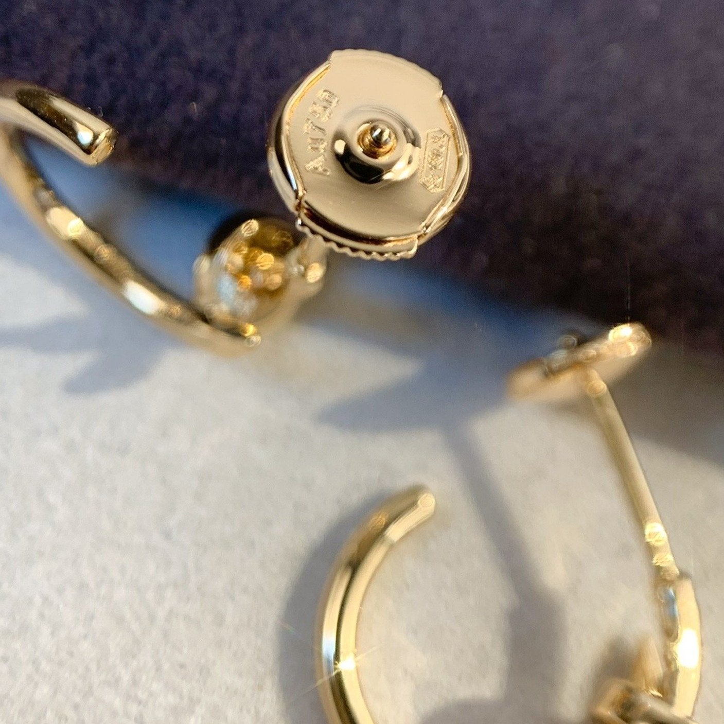 [Olivia Jewelry]JUSTE EARRINGS PINK GOLD