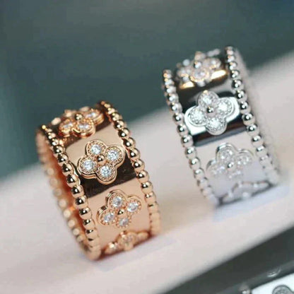 [Olivia Jewelry]CLOVER KALEIDOSCOPE RING 10MM