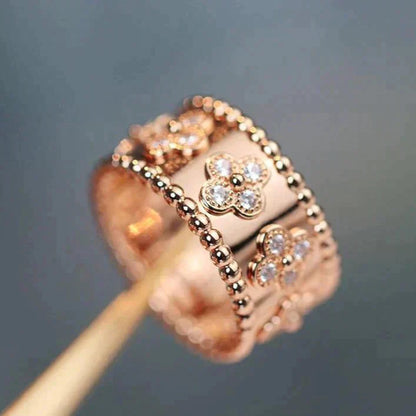 [Olivia Jewelry]CLOVER KALEIDOSCOPE RING 10MM