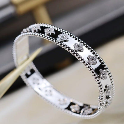 [Olivia Jewelry]CLOVER BRACELET 8MM DIAMONDS
