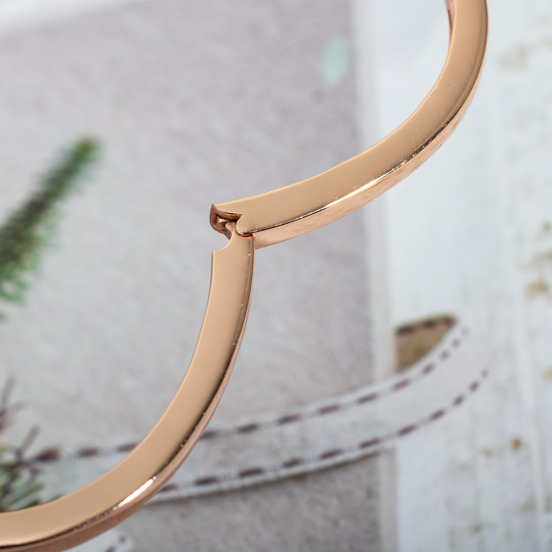 [OLIVIA]DREAM BRACELET OPEN PINK GOLD MOP