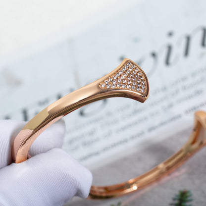 [OLIVIA]DREAM BRACELET OPEN PINK GOLD MOP DIAMOND