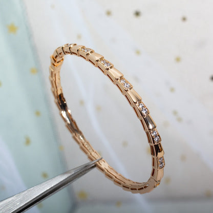 [OLIVIA]SERPENTI BRACELET PINK GOLD DIAMOND