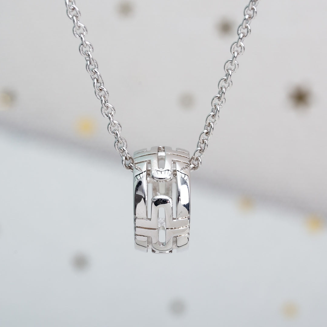 [OLIVIA]PARENTESI NECKLACE SILVER