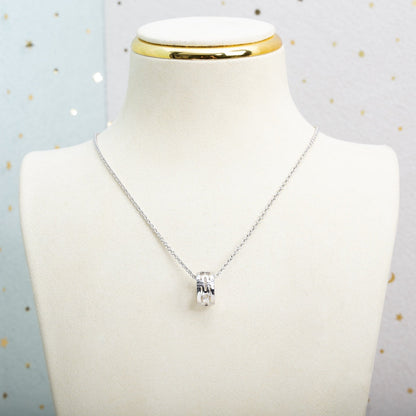 [OLIVIA]PARENTESI NECKLACE SILVER