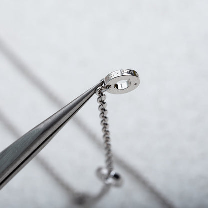 [OLIVIA]PARENTESI NECKLACE SILVER