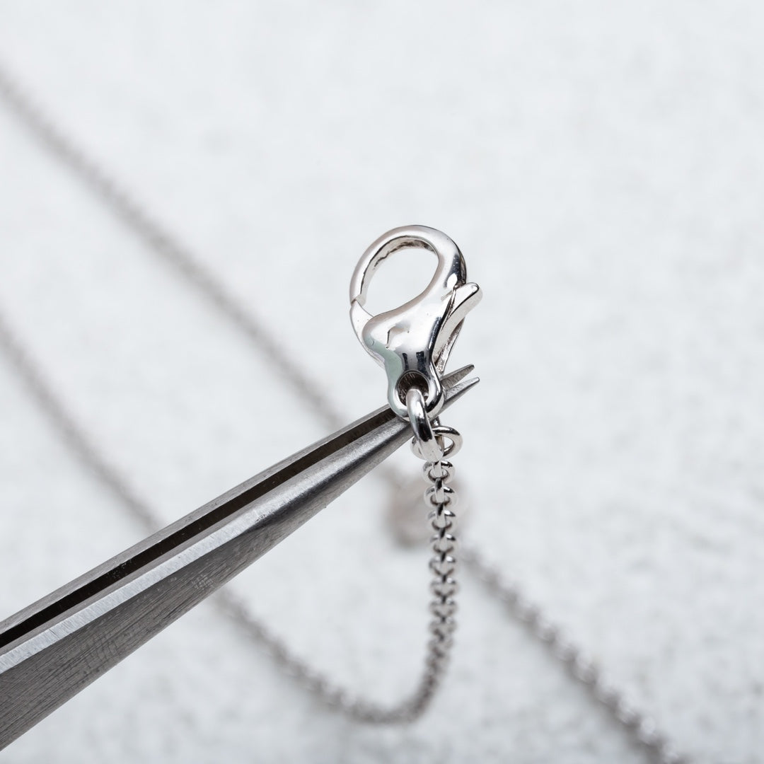 [OLIVIA]PARENTESI NECKLACE SILVER