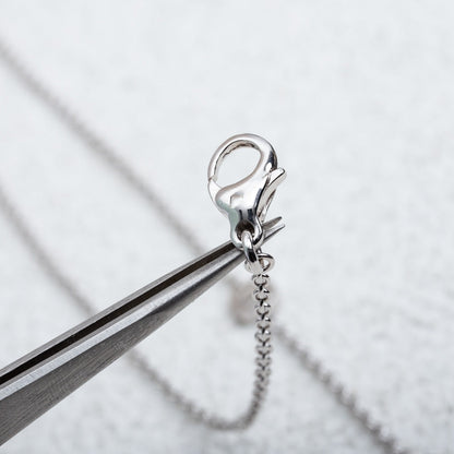 [OLIVIA]PARENTESI NECKLACE SILVER