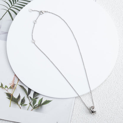 [OLIVIA]PARENTESI NECKLACE SILVER