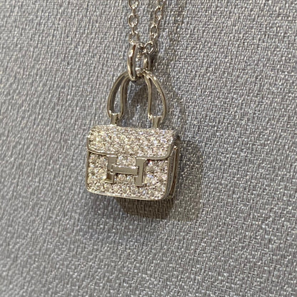 [Olivia Jewelry]CONSTANCE PEDANT DIAMOND NECKLACE