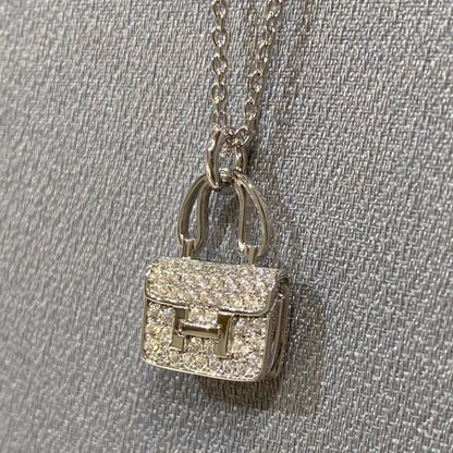[Olivia Jewelry]CONSTANCE PEDANT DIAMOND NECKLACE