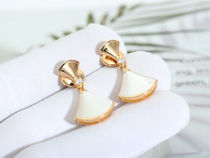 [OLIVIA]DREAM MOP PINK GOLD EARRINGS