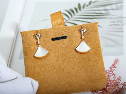 [OLIVIA]DREAM MOP PINK GOLD EARRINGS