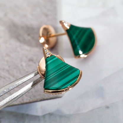 [OLIVIA]DIVAS DREAM EARRINGS PINK GOLD