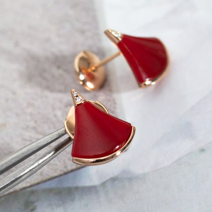 [OLIVIA]DIVAS DREAM EARRINGS PINK GOLD