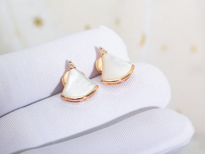 [OLIVIA]DIVAS DREAM EARRINGS PINK GOLD