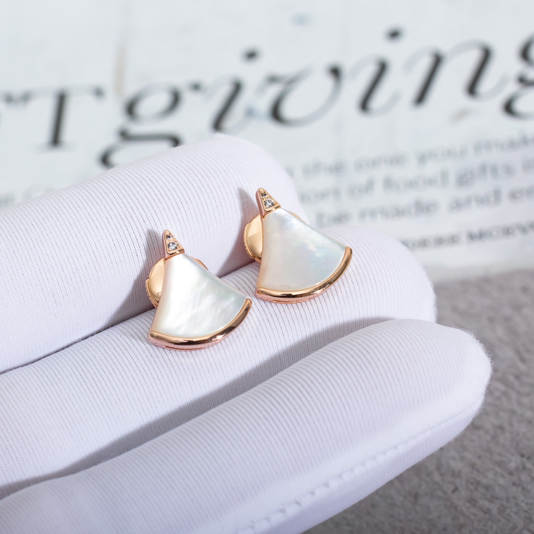 [OLIVIA]DIVAS DREAM EARRINGS PINK GOLD