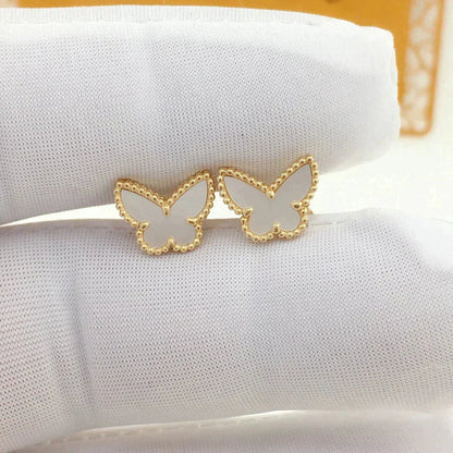[Olivia Jewelry]SWEET BUTTERFLY MOP EARSTUDS